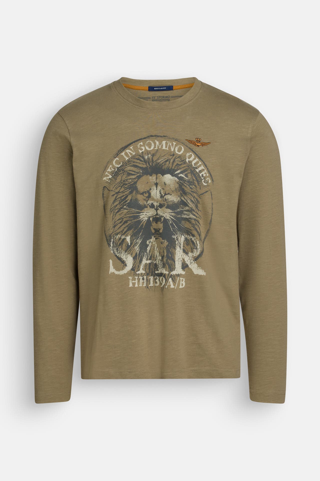 AERONAUTICA MILITARE Longsleeve oliv, Bild 1