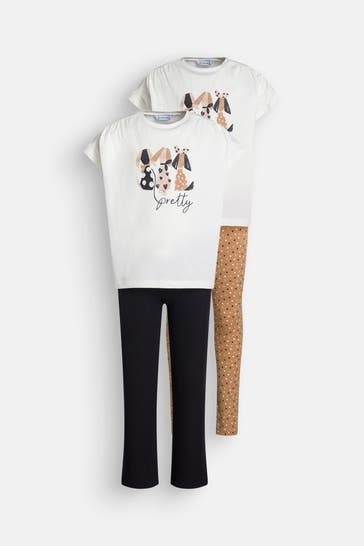 MAYORAL Set: 1 T-Shirt und 2 Leggings