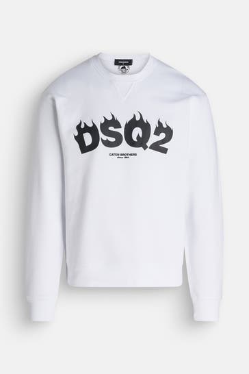DSQUARED2 White Sweat Shirt