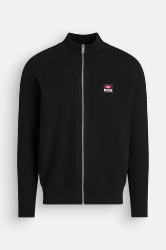 DIESEL Strickjacke schwarz