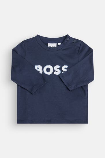 BOSS Longsleeve dunkelblau