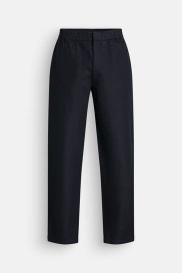 ARMANI EXCHANGE Leinenmix-Hose schwarzblau