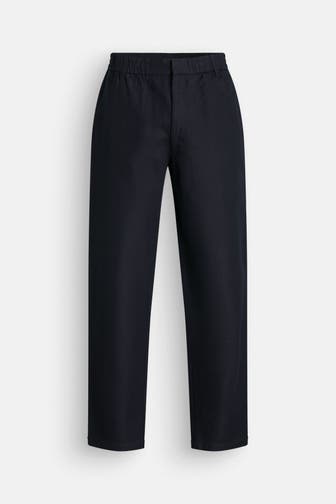ARMANI EXCHANGE Leinenmix-Hose schwarzblau