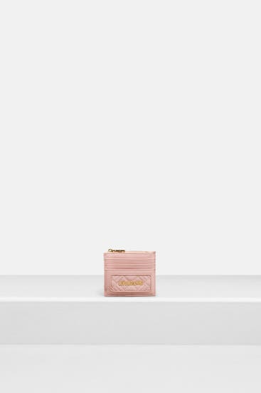 LOVE MOSCHINO - Kartenetui puderrosa