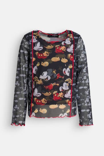 DESIGUAL Langarmshirt mehrfarbig