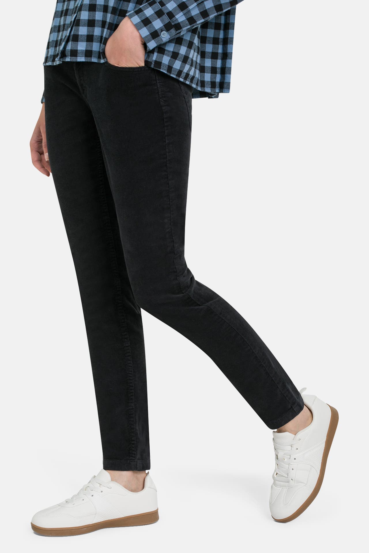 MARC O'POLO DENIM Cord-Stoffhose schwarz, Bild 1