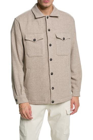 WINDSOR. - Overshirt 'Oslo' beige