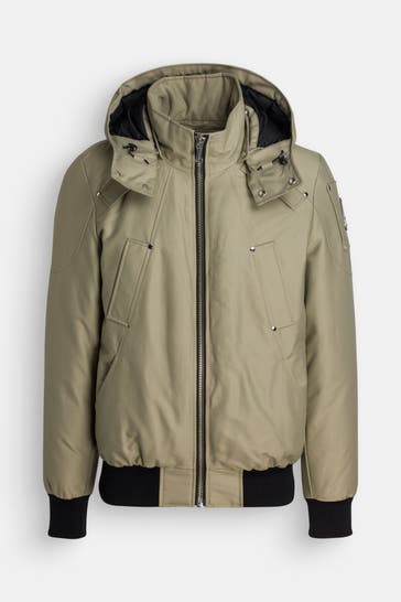 MOOSE KNUCKLES Daunenjacke 'Ballistic Bomber' salbeigrün