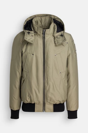 MOOSE KNUCKLES - Daunenjacke 'Ballistic Bomber' salbeigrün
