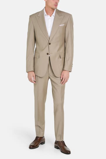 JOOP! Wollmix-Anzug beige
