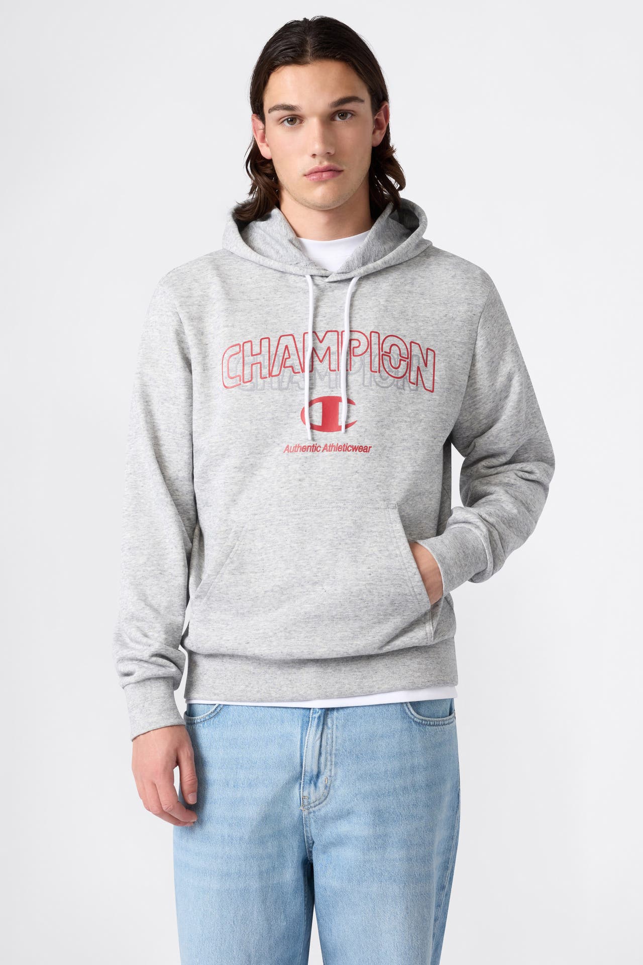CHAMPION Hoodie grau, Bild 1