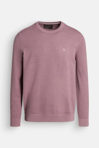 MARC O'POLO DENIM Strickpullover dunkelrosa
