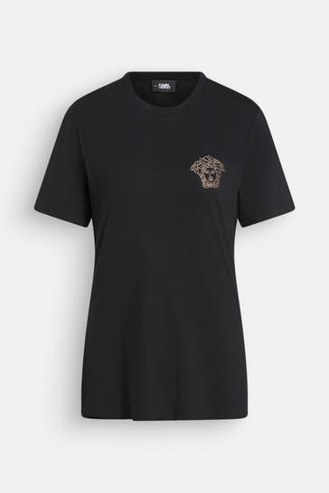VERSACE T-Shirt schwarz 