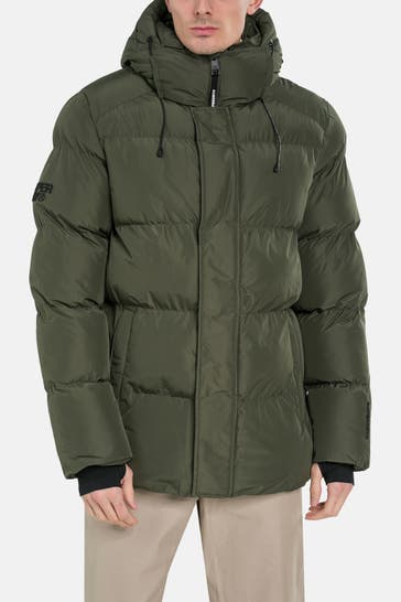 SUPERDRY Steppjacke oliv