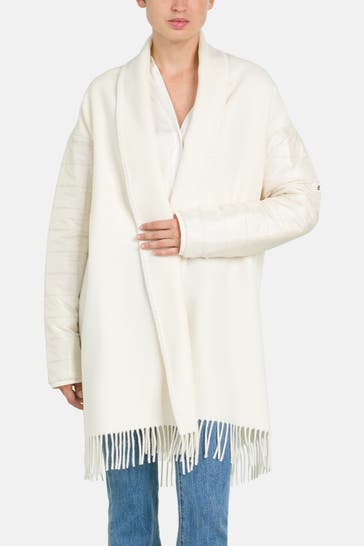BOGNER Wollmix-Mantel 'North' ecru