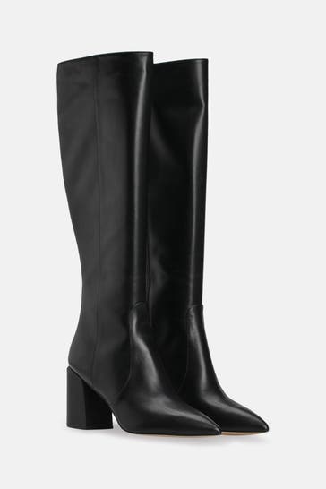 STUART WEITZMAN Lederstiefel 'Avenue 85' schwarz