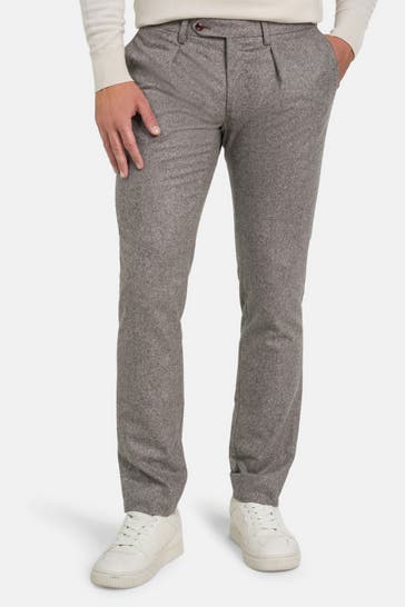 HACKETT Chino 'Donegal' steingrau