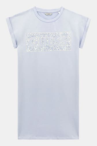 GUESS Jerseykleid hellblau