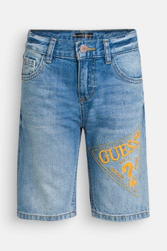 GUESS Jeansshorts blau