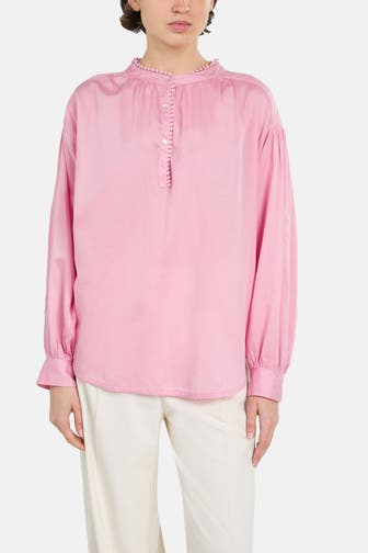 0039 ITALY Casual-Bluse 'Annika' pink