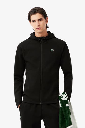 LACOSTE Sweatjacke schwarz