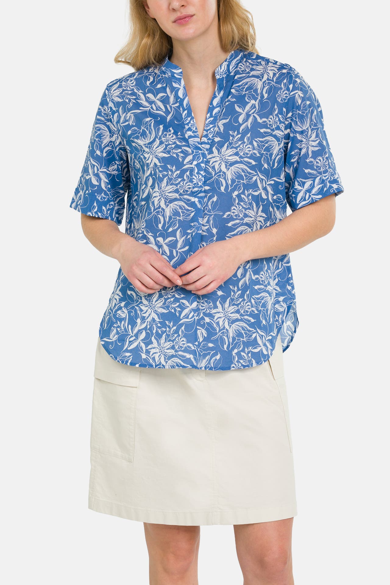 MARC O'POLO Kurzarm-Tunika floral, Bild 1
