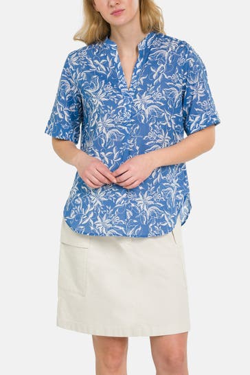 MARC O'POLO Kurzarm-Tunika floral