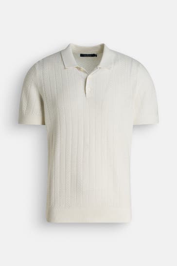 HECHTER Paris Strick-Polo offwhite