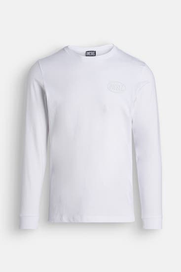 DIESEL - Longsleeve 'Diego' weiß