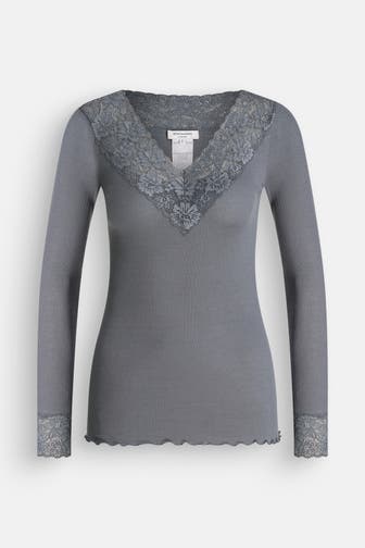 ROSEMUNDE Longsleeve 'Bernadine' graublau