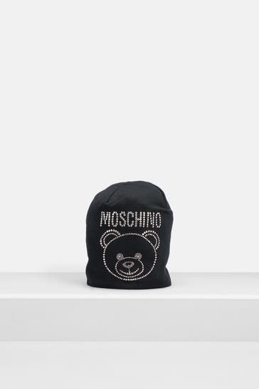 MOSCHINO Wollmütze schwarz