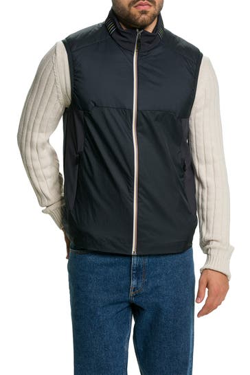 BOSS GREEN Weste 'Mero' nachtblau