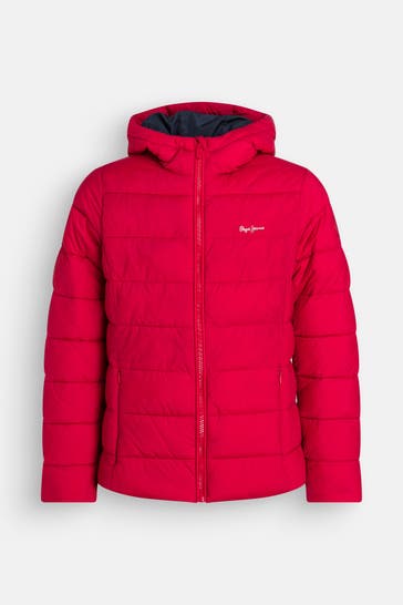 PEPE JEANS Steppjacke 'Vivian' rot