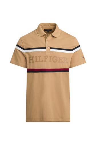 TOMMY HILFIGER Polo-Shirt camel