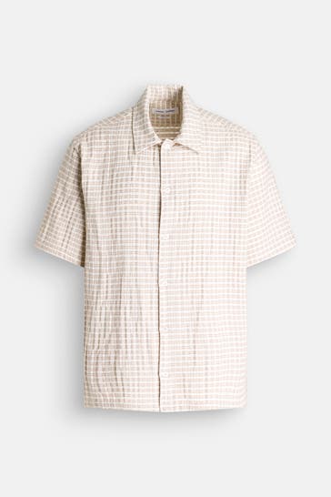 SAMSØE & SAMSØE Kurzarmhemd gemustert