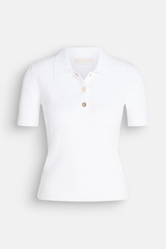 MICHAEL MICHAEL KORS Strick-Poloshirt weiß