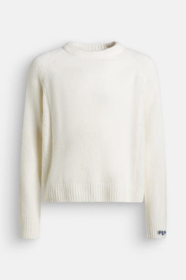 PEPE JEANS Strickpullover 'Winnie' creme