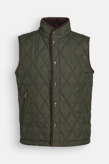 SUPERDRY Steppweste dunkelgrün