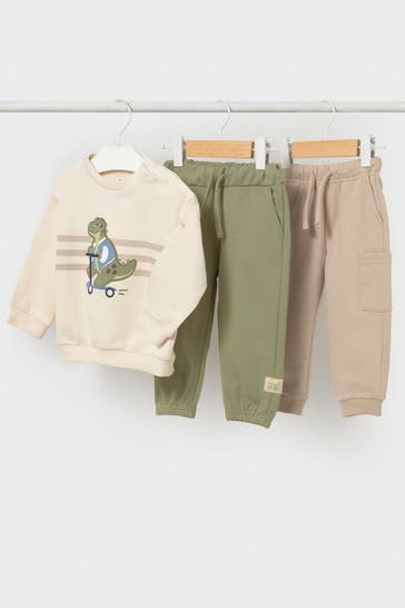 MAYORAL Set: Sweatshirt und zwei Sweatpants