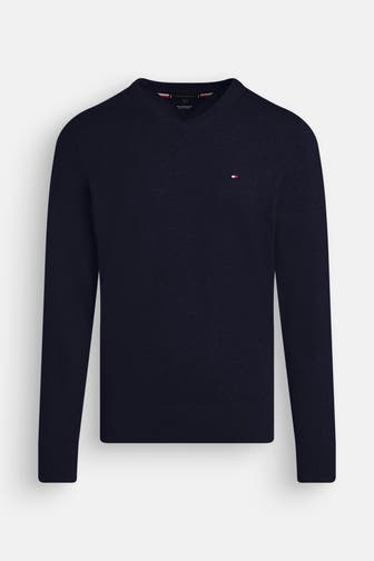 TOMMY HILFIGER Strickpullover nachtblau