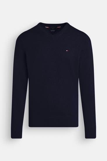 TOMMY HILFIGER - Strickpullover nachtblau