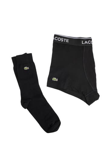 LACOSTE - Set: Boxer Trunks und Socken