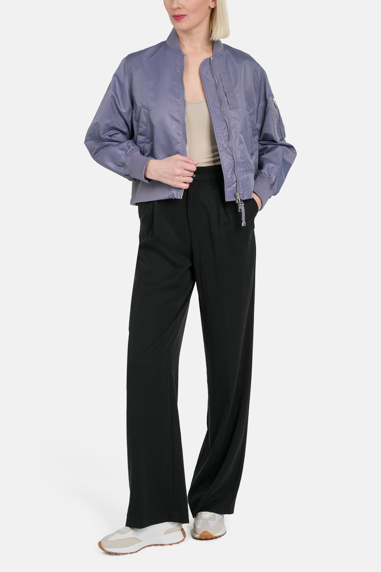 BLONDE NO. 8 Blouson 'Churchill' taubenblau, Bild 1
