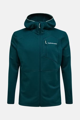 PEAK PERFORMANCE Midlayer 'Trail Polartec' dunkelgrün