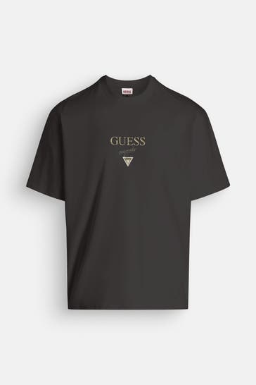 GUESS T-Shirt schwarz unisex