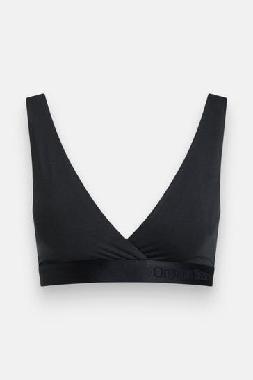 ORGANIC BASICS Bralette schwarz