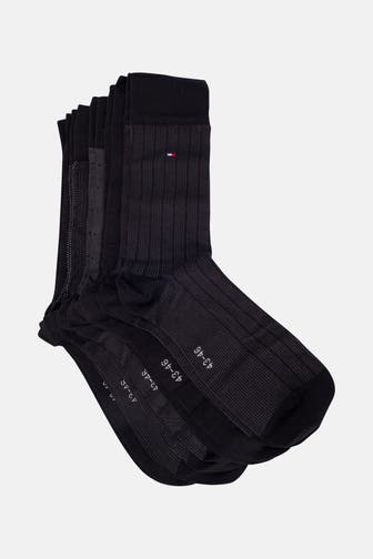 TOMMY HILFIGER 5er-Pack Socken schwarz
