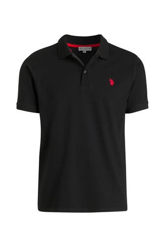 U.S. POLO ASSN. Polo-Shirt schwarz