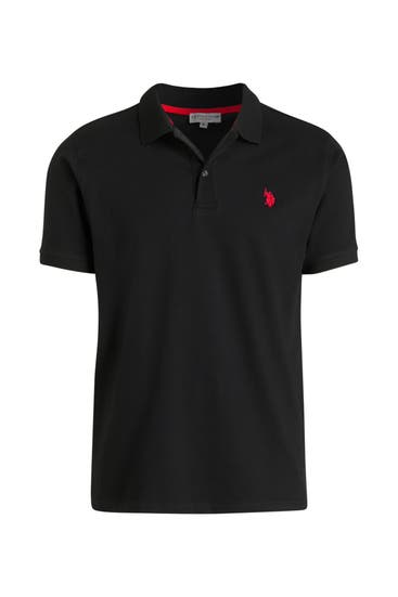 U.S. POLO ASSN. - Polo-Shirt schwarz