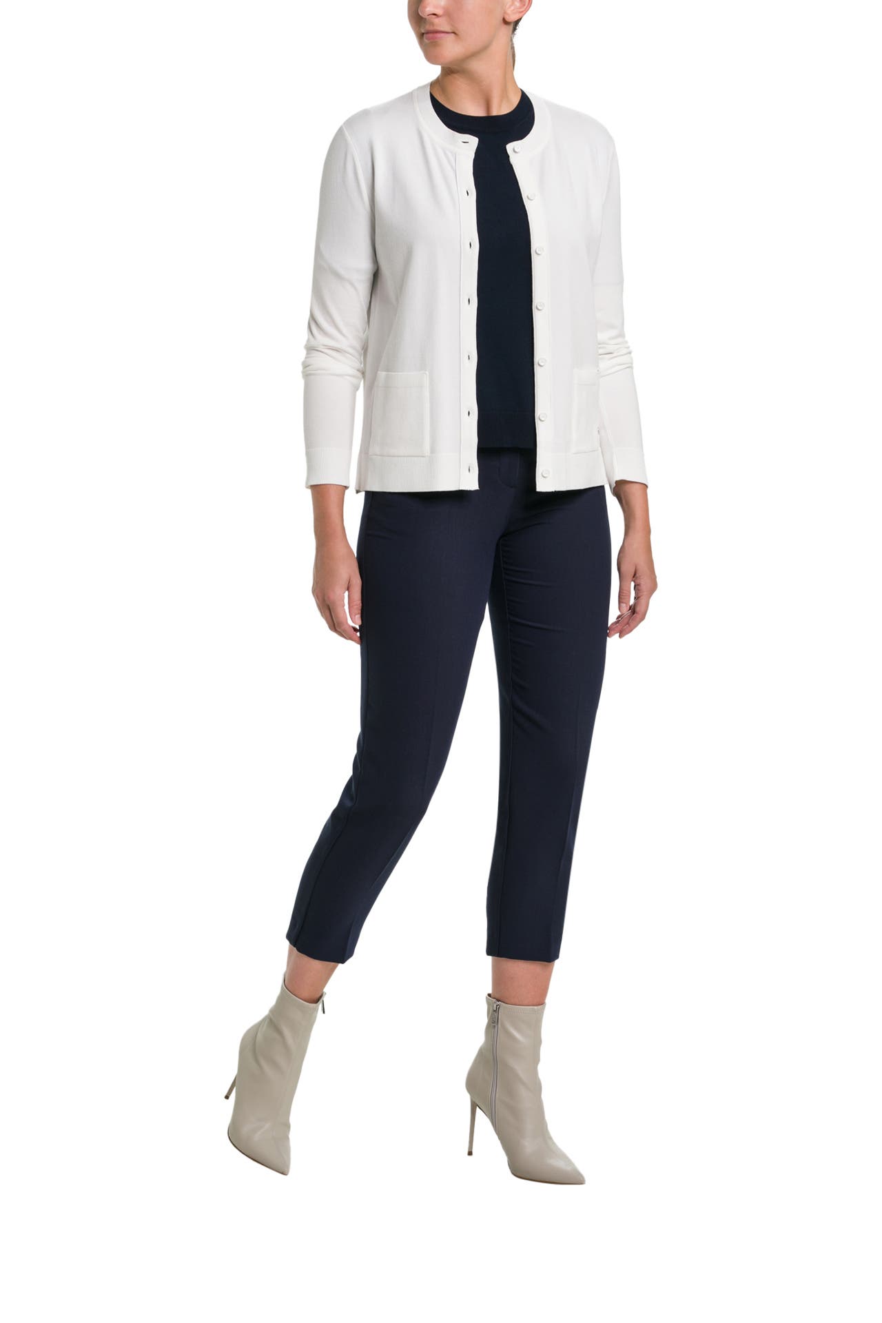 MARC CAIN Strickjacke weiß, Bild 1